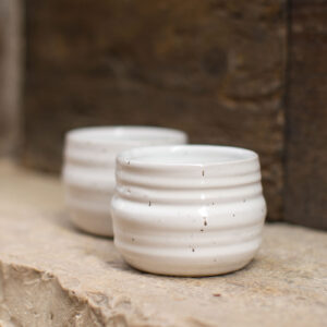 White Wobbly Dali Mug